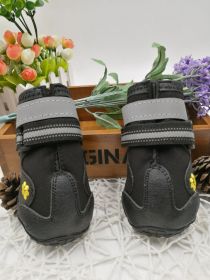 Pet shoes wear dog shoes (Option: black-3)