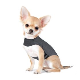 Pet Clothes Dog Anxiety Jacket Warm Vest (Option: Heather Gray-M)